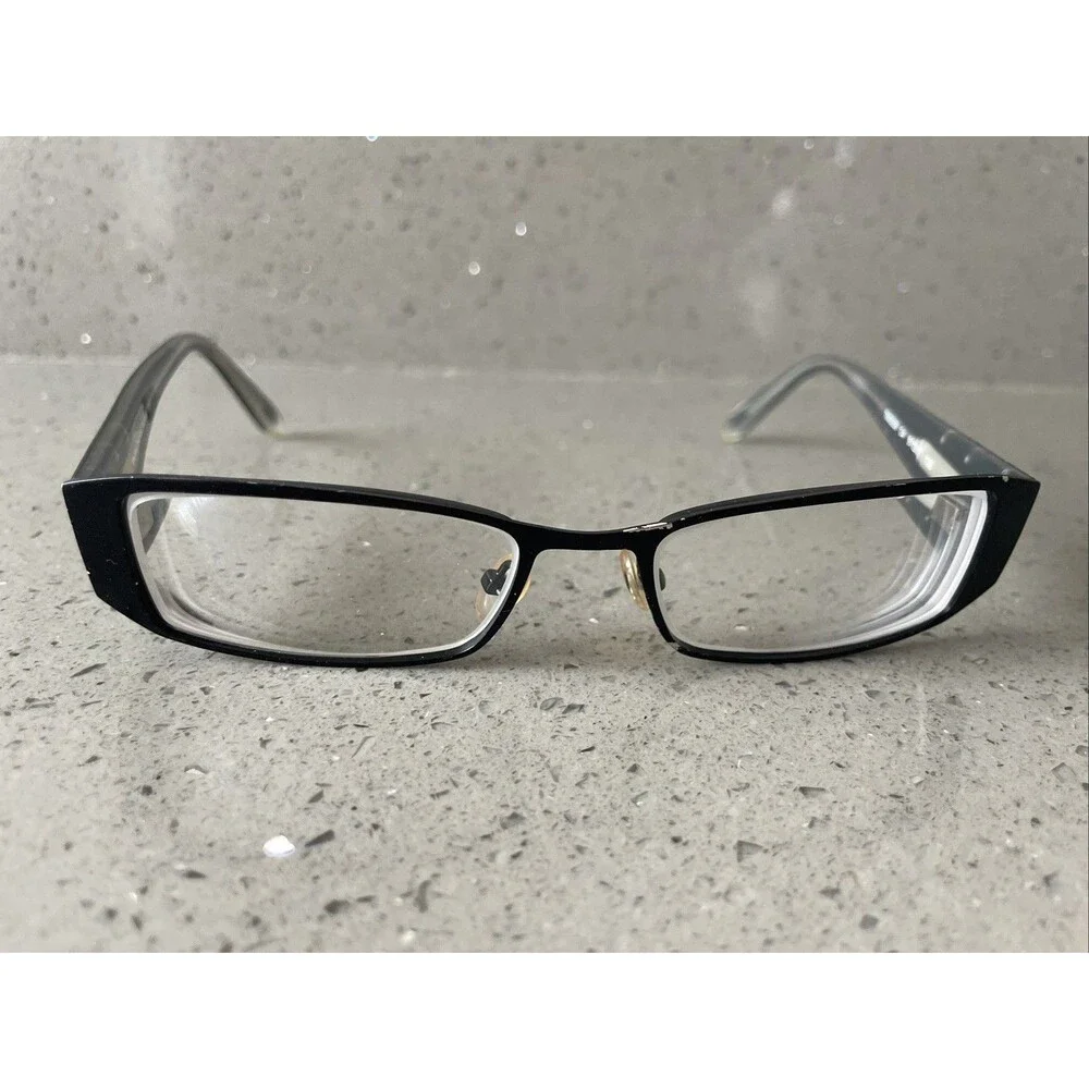 Thierry Mugler France TM9209 C4 51-17-135 Black Full Rim Eyeglasses Frames ONLY